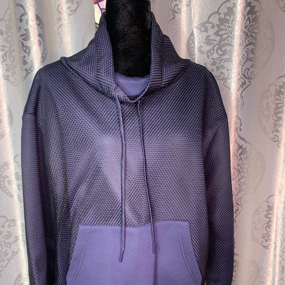 GSTQ mockneck anorak midnight sweatshirt xxl nwt see pics for condition - Picture 1 of 7